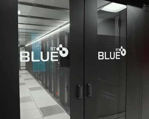 Datacenter - Hébergement de données - Blue