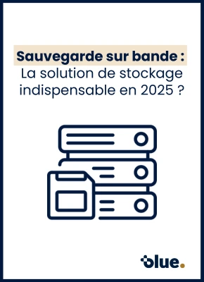 Article Blue - Sauvegarde sur bande